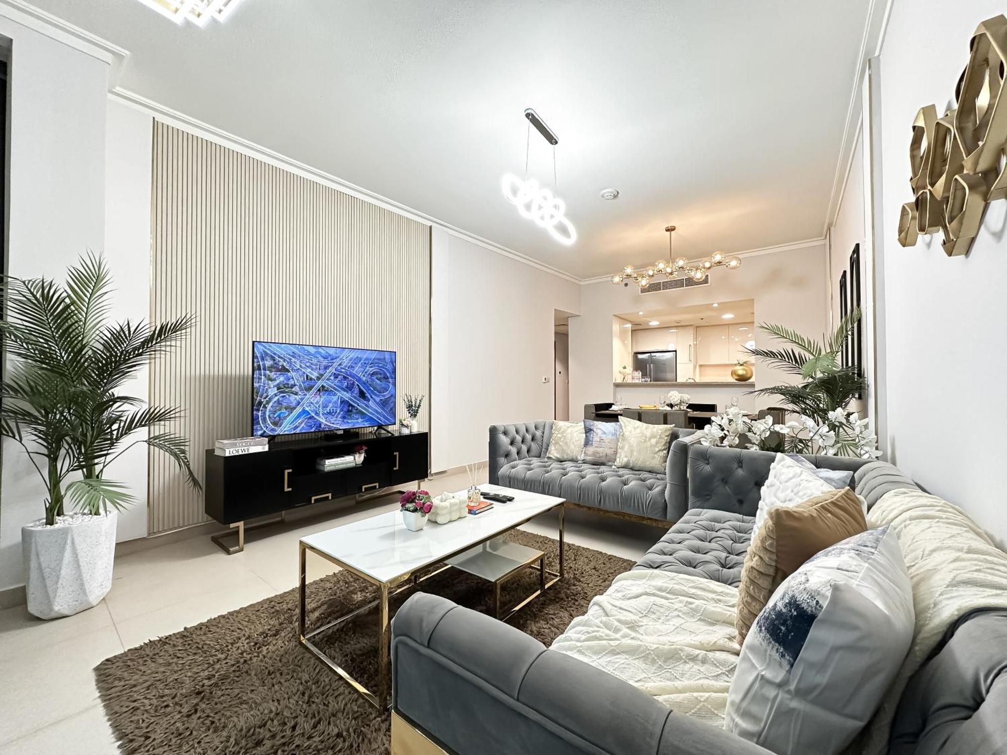 Appartement Urban Luxury 2br With Spectacular Burj Khalifa View Dubaï